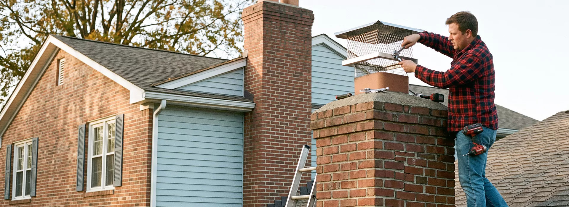 Chimney Spark Arrestor Installation in La Mirada