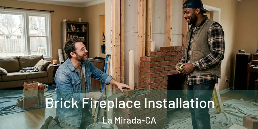  Brick Fireplace Installation La Mirada-CA