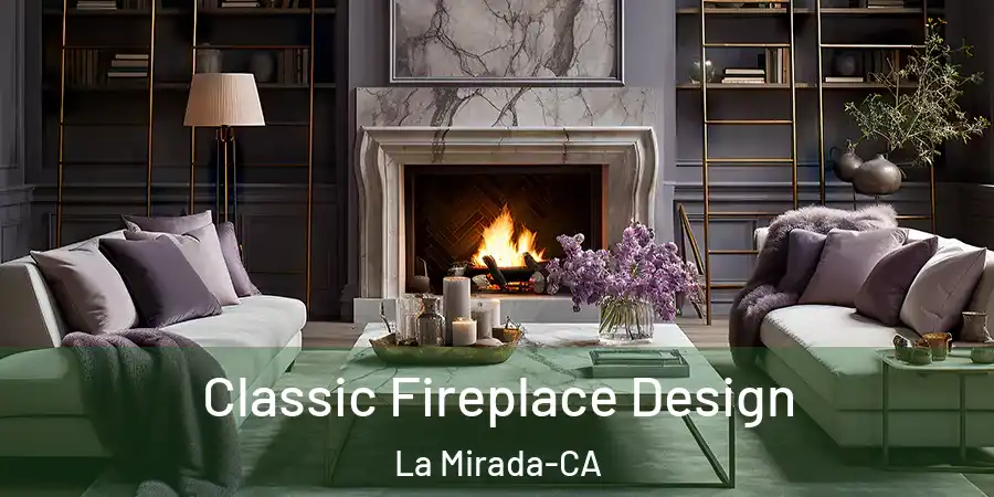  Classic Fireplace Design La Mirada-CA
