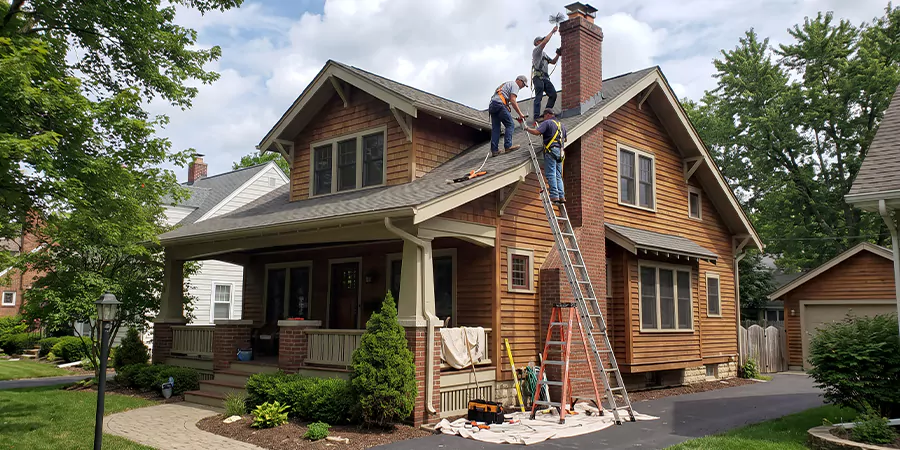 Residential Chimney Masonry Repair and Tuckpointing La Mirada