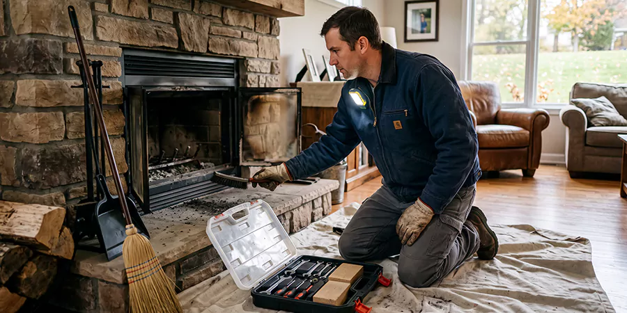 Wood Fireplace Repair in La Mirada