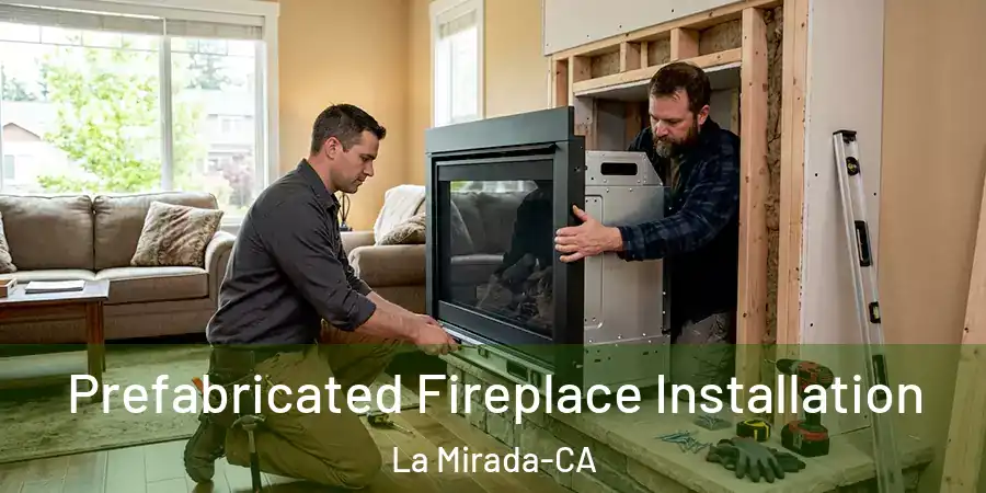  Prefabricated Fireplace Installation La Mirada-CA